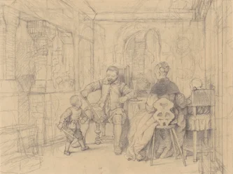 The Fencing Lesson, c.1847-49