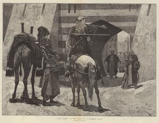 Arab Chiefs at the Gate of a Besieged Town