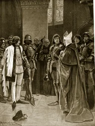 Henry VI is delivered to Edward IV at St. Paul
