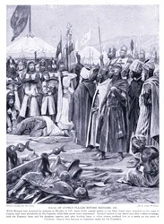 Isaac of Cyprus Pleads Before Richard I AD1191