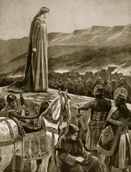 Queen Ethelfled Watching the Storming of Brecon