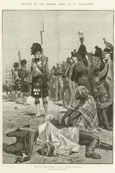 The 42nd Highlanders Guarding the French Prisoners