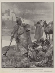 The Rebellion in Morocco, Captive Followers of the Pretender Awaiting Execution