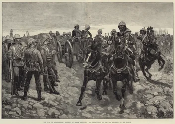 The War in Afghanistan, Battery of Horse Artillery and Detachment of the 66th Regiment on the March