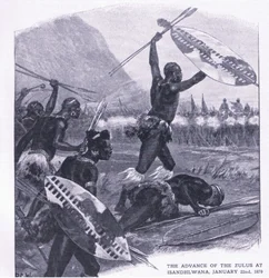 The advance of the Zulus at Isandhlwana 22 January 1879