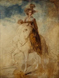 Equestrian Portrait of a Lady, Said to Be Lady Elizabeth Foster