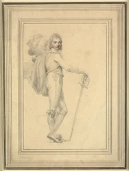 Full-length Portrait of a Gentleman with Sword in One Hand and a Plumed Hat in the Other
