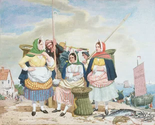 Fish Market by the Sea