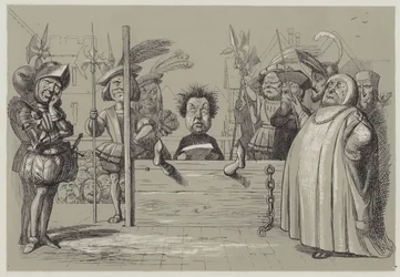 Perkin Warbeck reading his confession