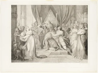 Lear Casting out his Daughter Cordelia