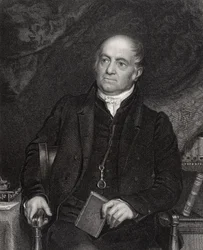 Olinthus Gilbert Gregory, engraved by H. Robinson, from 