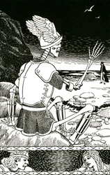 Death as a Skeleton Bidding Farewell to a Man, c.1930