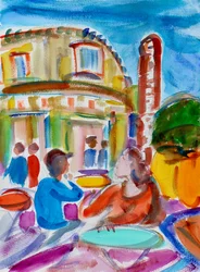 Cafe in the Castro, San Francisco, 2018