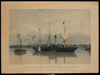 The Victoria Steam Ship, Launched on the 20th June 1837