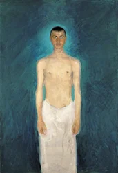 Semi-Nude Self-Portrait