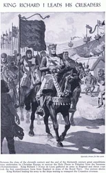 King Richard I Leads His Crusaders, c.1950