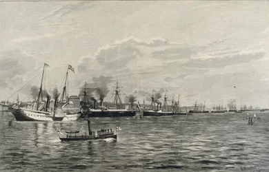 The Naval Review in Kiel on the 3rd September 1890