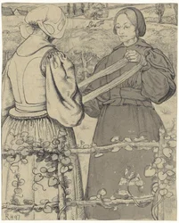 Huizer Girls Winding Yarn
