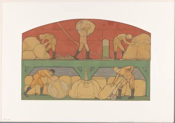 Design for a Painting in the Beurs van Berlage: The Trade