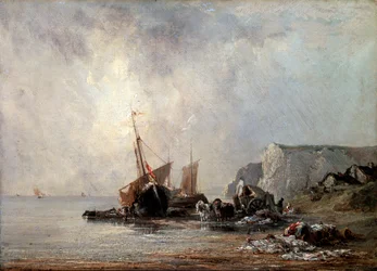 Boats at the Normandy Shore, 1823