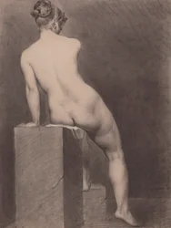 Mademoiselle Rose Nude, Back View