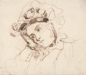 Study of a Woman with Her Head on Her Hand