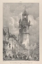 Tower of the Gros-Horloge, Built under English Rule in 1417