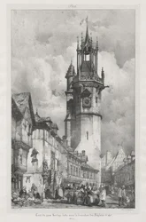 Picturesque and Romantic Journeys in Old France, Normandy: Tour of the Gros-Horloge, Evreux