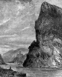 Loreley rock, near St Goarshausen, Germany