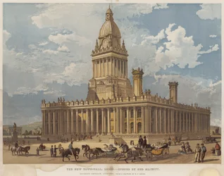 The New Town-Hall, Leeds, opened by Her Majesty