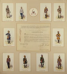 Officers of the British Army in Uniform by R. Simkin