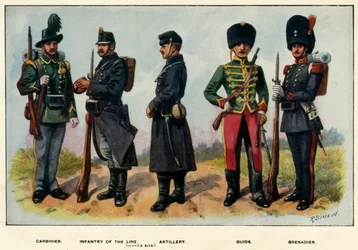 Types of the Belgian Army, 1919