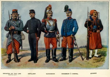 Types of the French Army, 1919