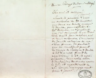 Handwritten letter of Richard Wagner to Luigi Mancinelli, December 10th
