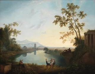 Apollo and the Seasons Classical Landscape, ca. 1770-1779