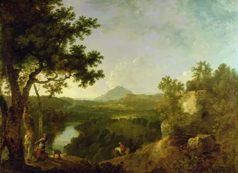 View Near Wynnstay, the Seat of Sir Watkin Williams-Wynn