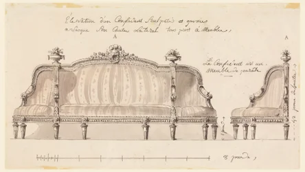 Design for a Confident, ca. 1780