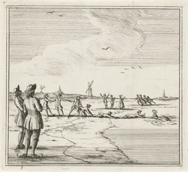 Winter Landscape with Skaters
