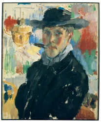 Self Portrait with Cigar