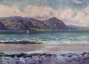 Distant View of Penmaenmawr, Early Morning Light