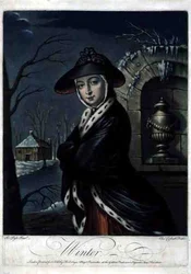 Winter, engraved by C. Corbutt, pub. by Robert Sayer, c.1760