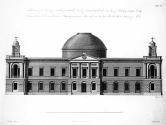 The South Elevation of Register House, Edinburgh, engraved by J. Roberts, 1773