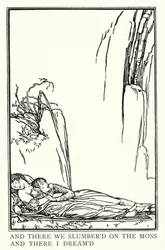 Illustration for Poems by John Keats: La Belle Dame Sans Merci