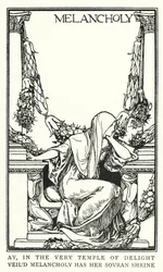 Illustration for Poems by John Keats: Melancholy