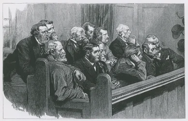 Sketches in the Royal Courts of Justice: A Common Jury