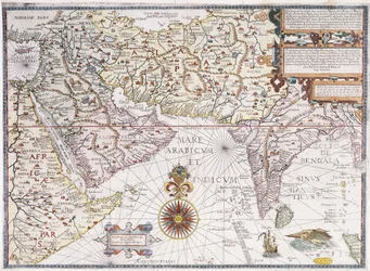 A Map of East Africa, Arabia and India