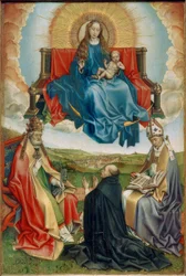 Madonna in Glory with Donor and Saints Peter and Augustine