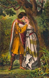 Posthumus. My Queen! My Mistress! O Lady Weep No More. Cymbeline: Act I, Scene I, c1875