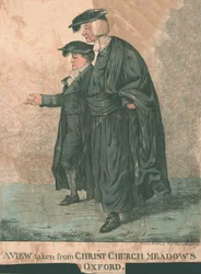 A View taken from Christ Church Meadows, Oxford