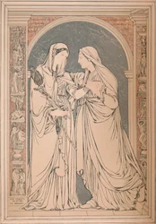 A Marble Mosaic Picture, by The Baron H. De Triqueti, Paris, 1893